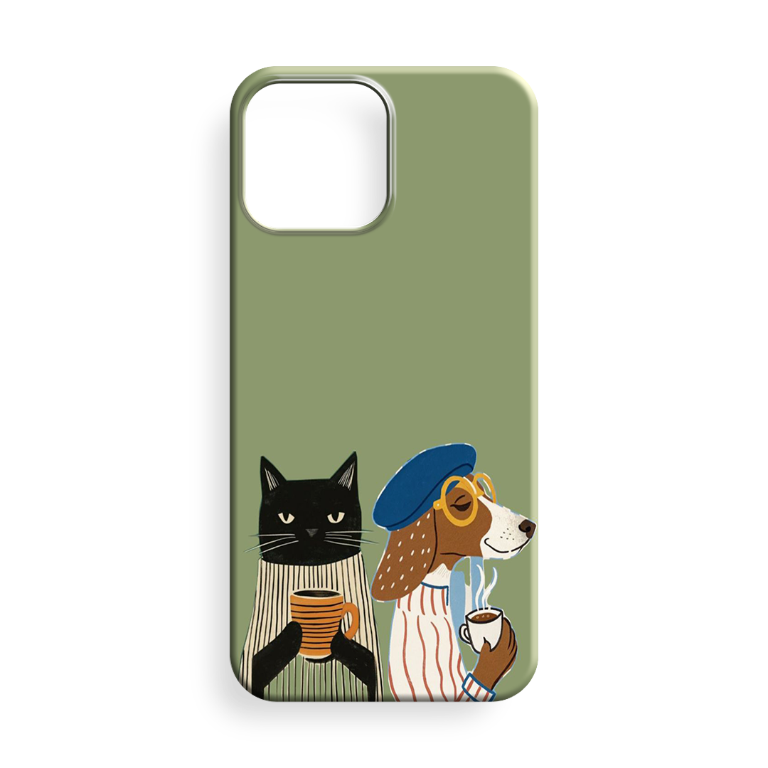 Sosyal Kedi Köpek Premium Telefon Kılıfı -01