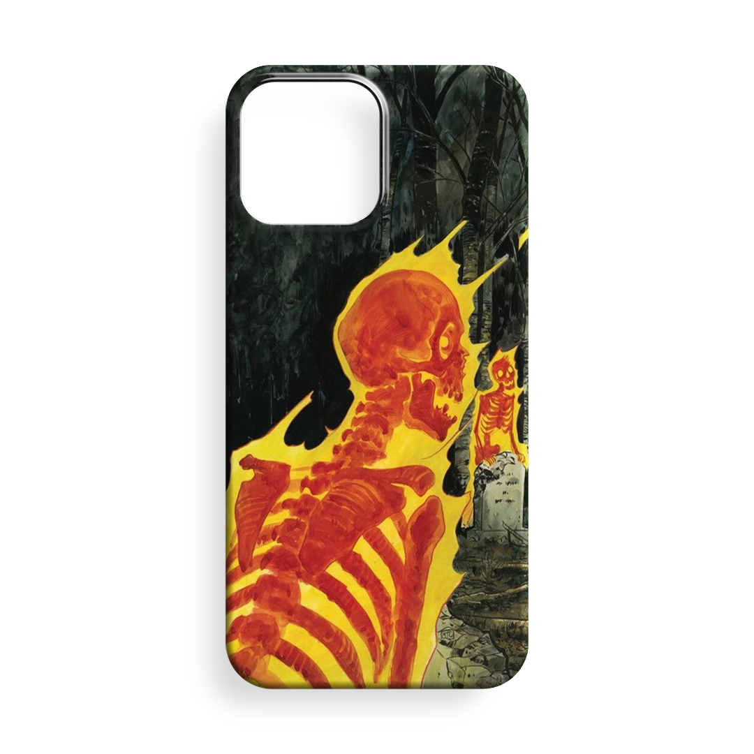 Ateş Kuru Kafa Premium Telefon Kılıfı -13