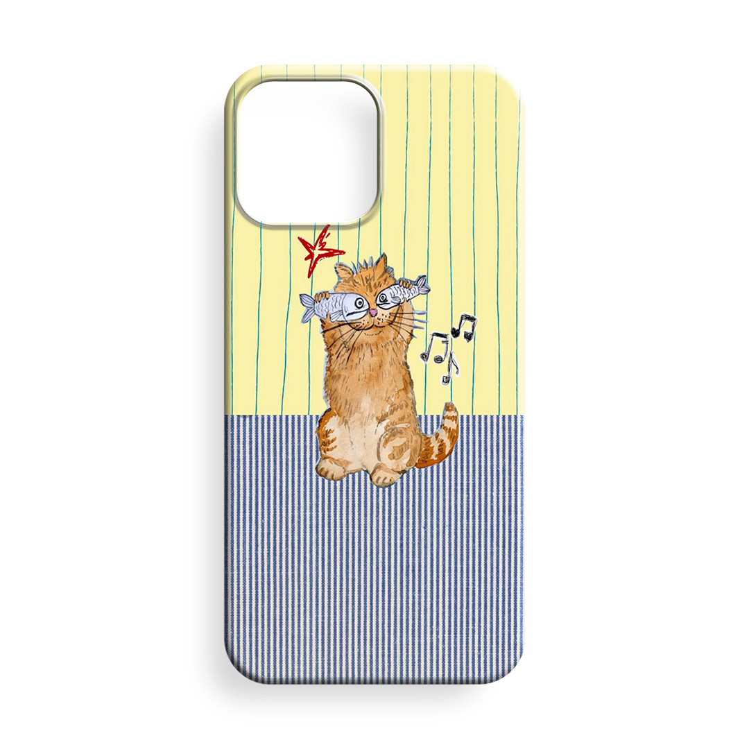 Şımarık Kedi Premium Telefon Kılıfı -45